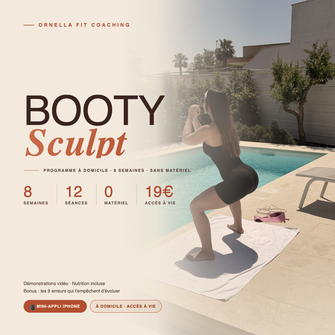 Booty Sculpt 2026 — Programme Ornella Fit Coaching