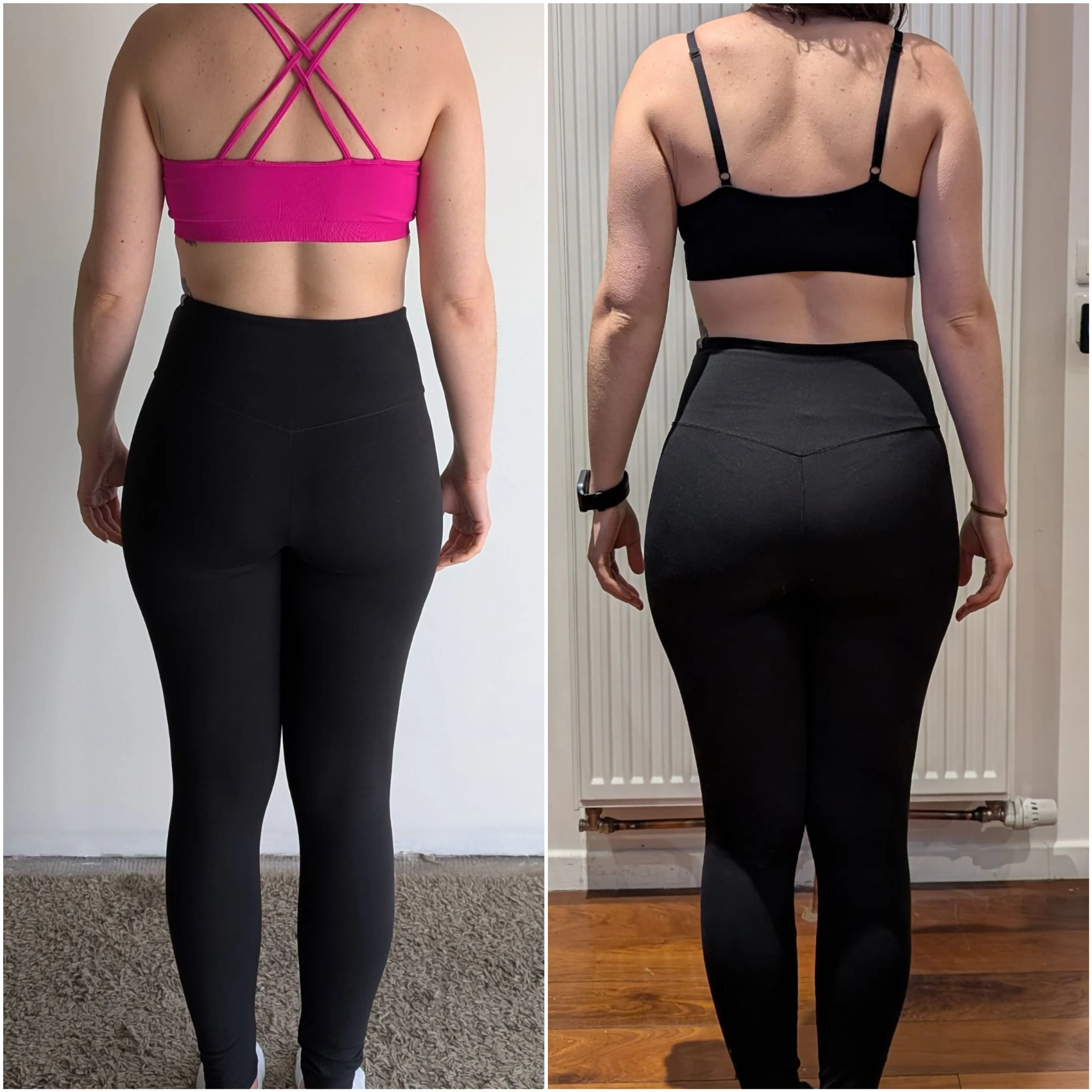 Transformation Emeline dos 2 mois — coaching Ornella Fit