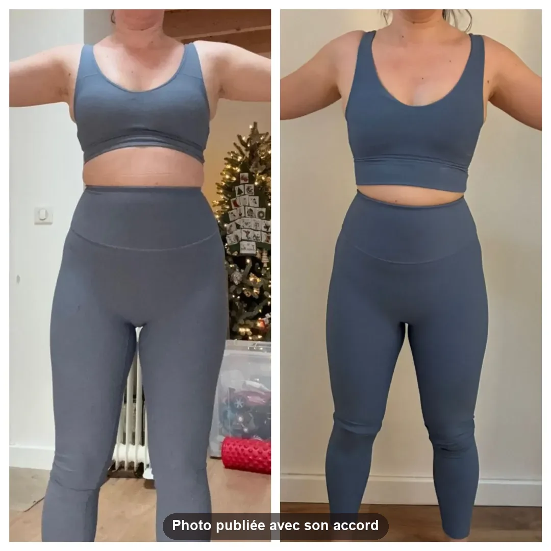 Transformation Louise — coaching sportif à domicile Essonne